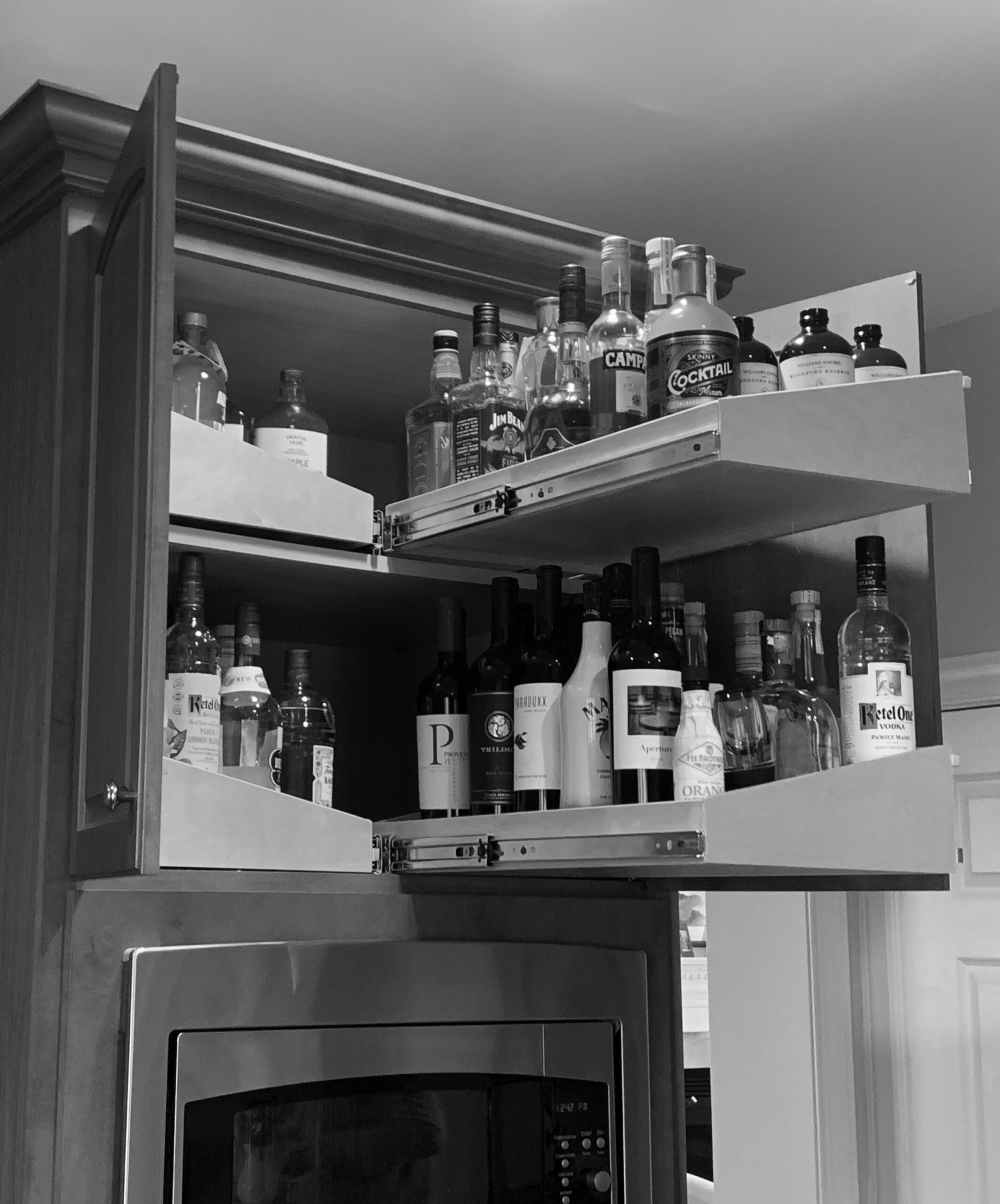 Above Oven Storage